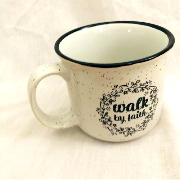 ‘Walk By Faith’ Coffee Tea Ceramic Mug Cup - Picture 3 of 4